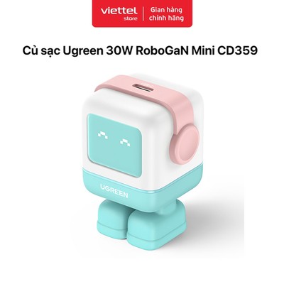 Củ sạc nhanh Robot UGREEN 30W/65W CD359/CD319 | Công nghệ GaN | Tương thích rộng Chính hãng
