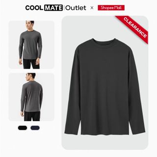   Outlet Không đổi trả  Áo Giữ Nhiệt Coolmate Bigsize Ex-Warm Lenzing Modal Cổ Ngắn Mềm Mại Giữ Ấm Tốt 