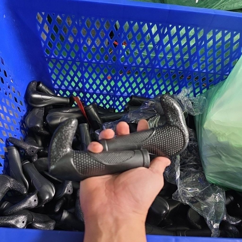 Tay nắm có sừng lắp xe đạp thể thao MTB cực bền dẻo