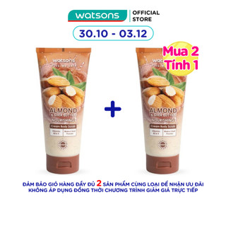  Tẩy Tế Bào Chết Toàn Thân Watsons Hạnh Nhân & Bơ Hạt Mỡ 200g 