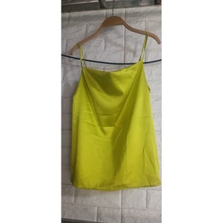 Áo lụa hai dây nữ cổ đổ thiết kế chất lụa satin cao cấp