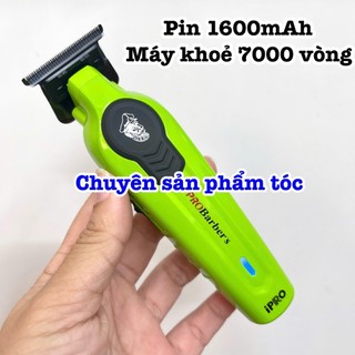 ✅ iPro Tông đơ chấn viền Barber S1088 cao cấp sắc nét 3 màu xanh đen hồng pin lithium 1600mAh