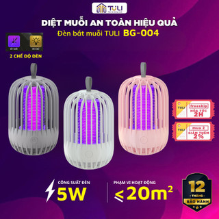  Đèn Bắt Muỗi TULI BG-004 Kiêm Đèn Ngủ Thu Hút Diệt Muỗi Bẫy Côn Trùng Cắm Trại Bảo Hành 12 Tháng 