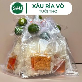 Xâu Bánh Tráng Vò Tuổi Thơ - Bánh Rìa Phơi Sương Muối Sặc Sate Tắc Trái | Sâu Bánh Tráng 