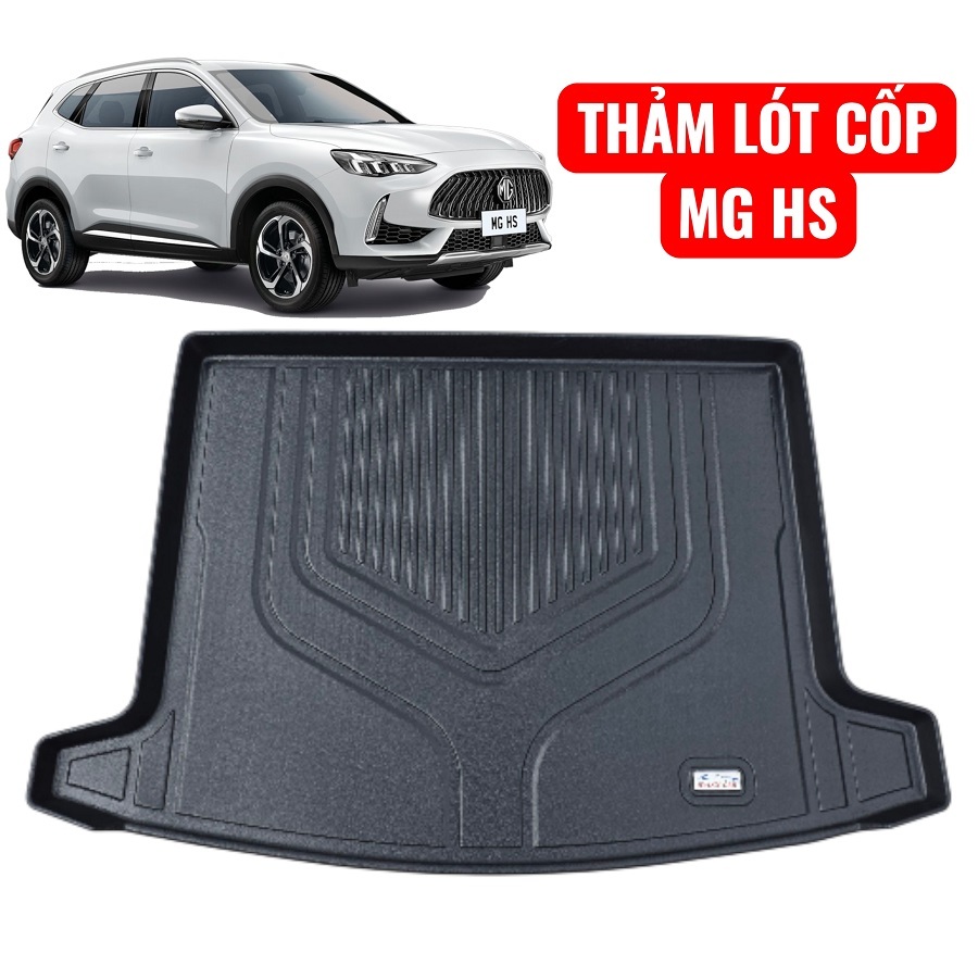 Riêng lót cốp MAXXCAR nhựa TPE NGUYÊN SINH đúc 5D tràn viền cho xe MG HS 2024, 2025+