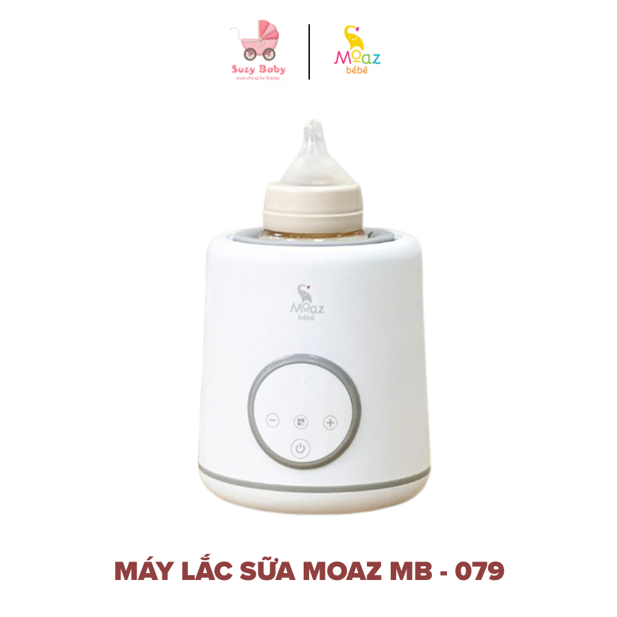 Máy lắc và giữ ấm bình sữa cho bé Moaz Bebe MB079 thông minh tiện lợi, Suzy Baby
