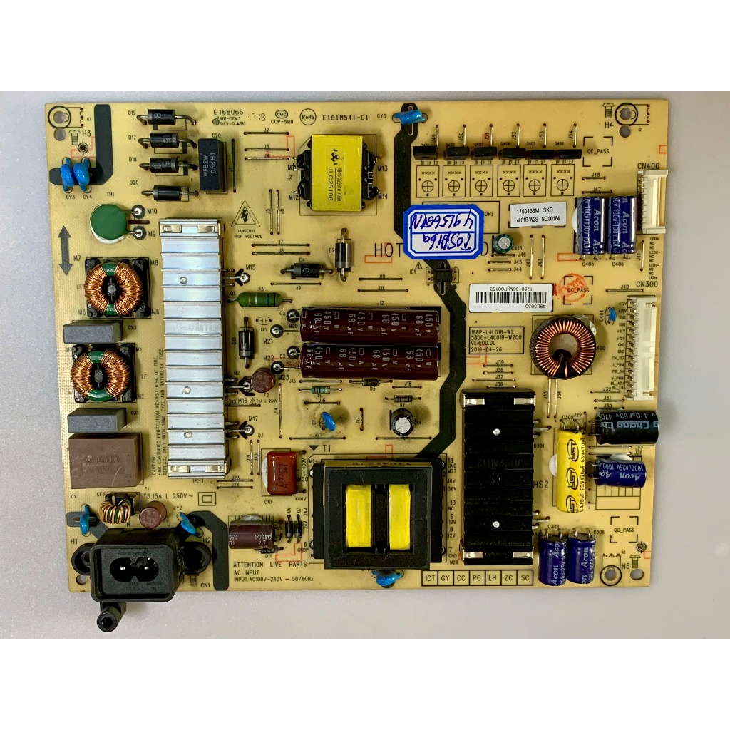 Bo main boar mạch linh kiện tivi tv Toshiba 49L5650 49L5650VN nguồn, xử lý chung chính chủ khiển, mắ