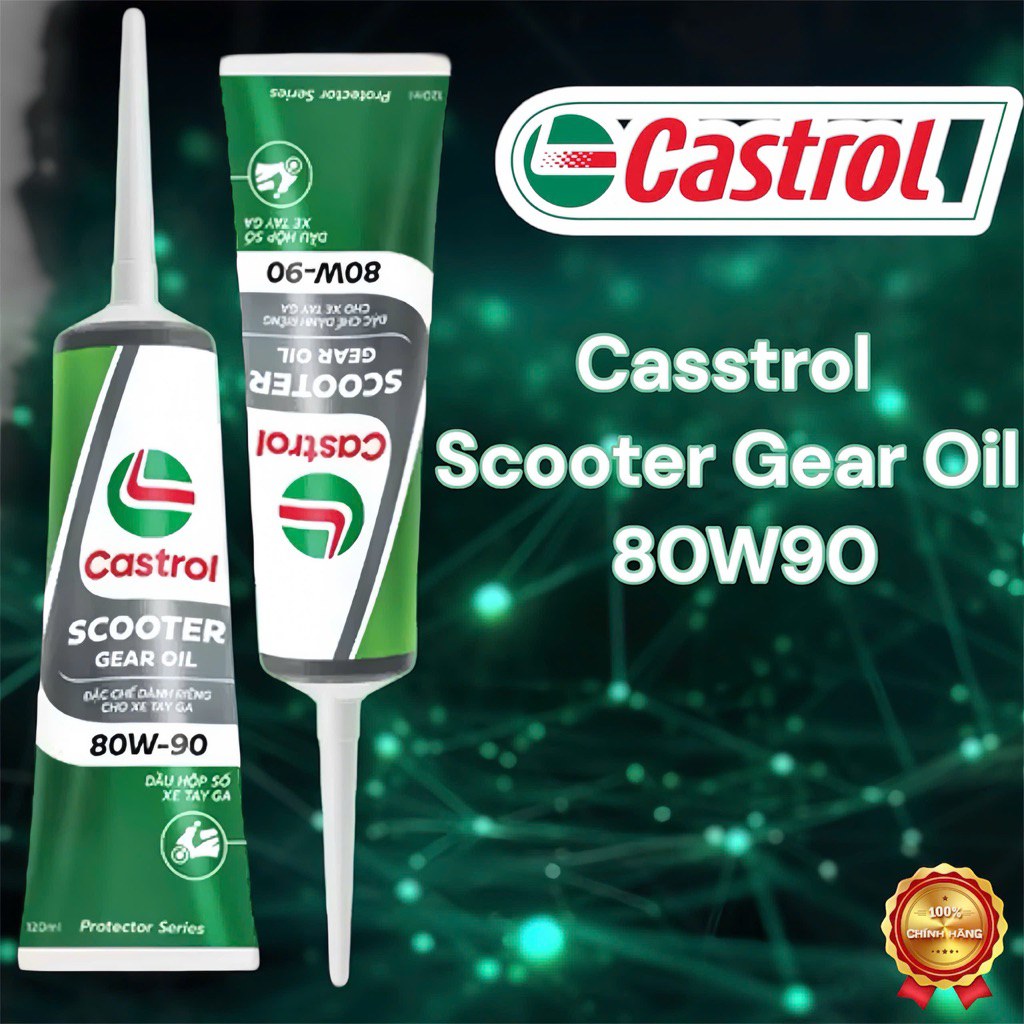 (Nhớt hộp số) Castrol SCOOTER GEAROIL 80w90 120ml