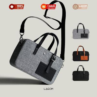 Túi nam nữ LAGOM da thật Mini Bowling Bag - tối giản, cân bằng và tiện dụng