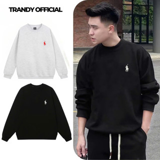  Combo 2 Áo SWEATER Nỉ 2 Da Nam Nữ Thêu Ngựa Cao Cấp Siêu Dày Unisex Áo nỉ sweater basic đơn giản thêu logo ngựa 