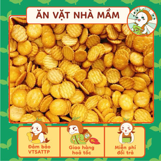 Bánh quy đồng tiền mặn bơ sữa ( ăn là nghiền), bánh quy đồng tiền tuổi thơ, Ăn Vặt Nhà Mầm.