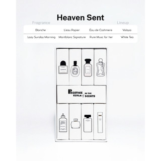  < best seller > HEAVEN SENT set 8 mùi nước hoa trắng xạ hương kinh điển cho nữ 