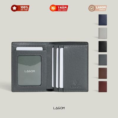 Ví Da Dáng Đứng Tiny Wallet Chất Liệu Da Bò Thật Nhỏ Gọn - Thương hiệu LAGOM
