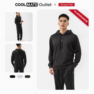   Outlet Không đổi trả   Áo Nỉ Unisex Coolmate có mũ Hoodie Poly Fleece giữ ấm tốt 