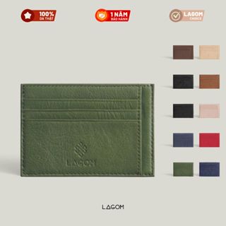 Ví Da Nam Đựng Thẻ Card Holder - LAGOM Cardcase Chất liệu da bò bền bỉ