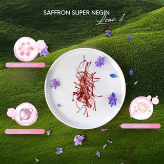 Mật Ong Saffron Miele 250g (1G Saffron, Thêm Sữa Ong Chúa)