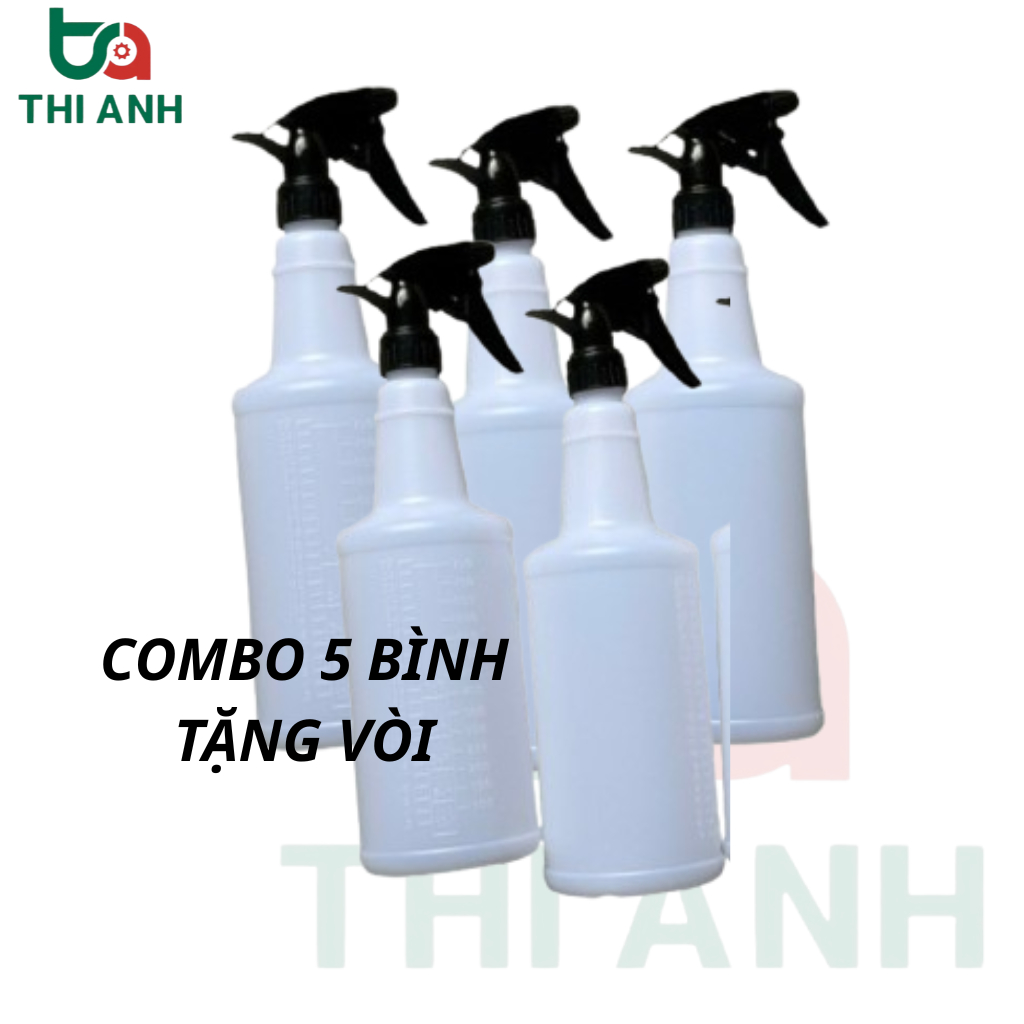 [CHAI 850ML] [Tặng vòi] Bình pha xà bông, nước rửa sên kháng hóa chất 850ML Bình xịt chăm sóc xe có 