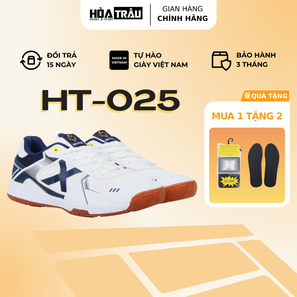Giày Cầu Lông Hỏa Trâu HT-025 thông thoáng và êm ái trong từng bước chân