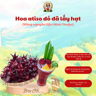 Hoa atiso đỏ Băng Châu - Hoa Hibiscus tươi đã lấy hạt - 1kg - Giao hoả tốc SG