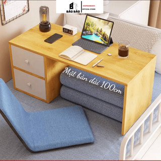  Bàn trang điểm bệt có ngăn kéo bàn bệt có ngăn kéo chất liệu gỗ MDF phủ Melamine cao cấp - BNB 