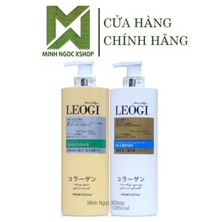  Dầu gội xả làm sạch sâu ngăn gãy rụng và kích mọc tóc Leogi 1000ML 