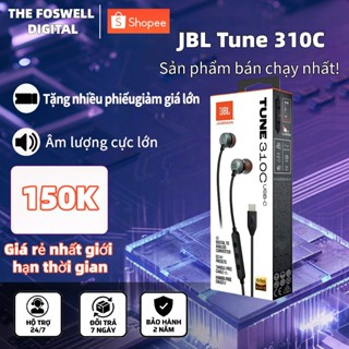  Tai Nghe Dây JBL Tune 310C Cổng Type C Chính Hãng Có Mic Đàm Thoại Bass Mạnh Mẽ Hi-Res Chất 