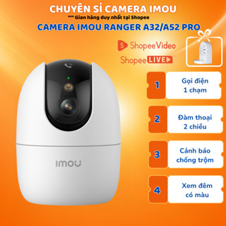 Camera IMOU Ranger 2 A32 A52 Pro 3MP/5MP– Camera Thông Minh,Phát Hiện Người, Đàm Thoại Hai Chiều, Full Color, Bảo hành 2