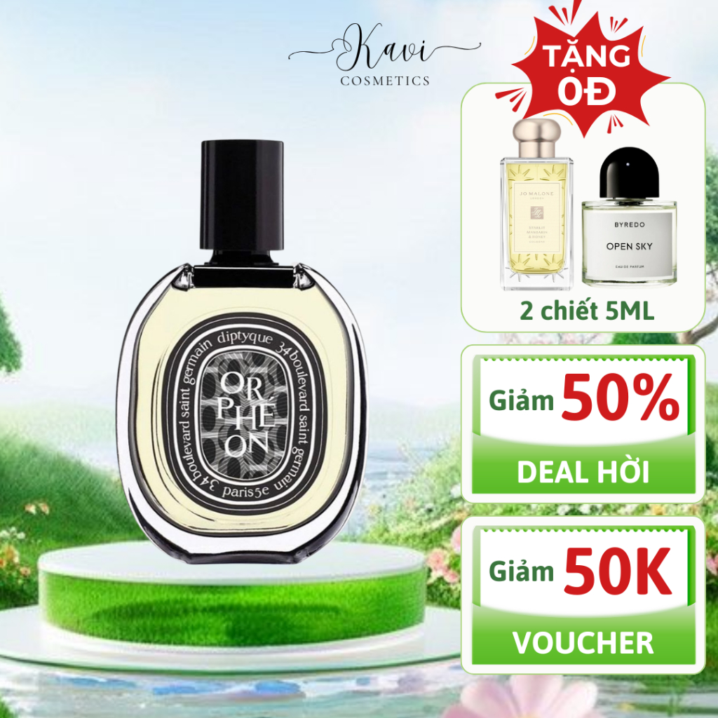 Nước Hoa Chiết 10ml Unisex Diptyque Orpheon Hương Thơm Hấp dẫn, Quyến rũ, Sang trọng