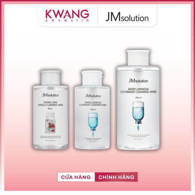 Nước Tẩy Trang JM Solution Cleansing Water Sạch Sâu Dịu Nhẹ Cho Mọi Loại Da 850ml và 500ml