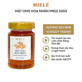 Mật Ong Hoa Nhãn Miele 260g