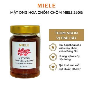 Mật Ong Hoa Chôm Chôm Miele 260G