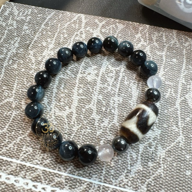 Chuỗi mắt hổ chim ưng phối dzi nanh