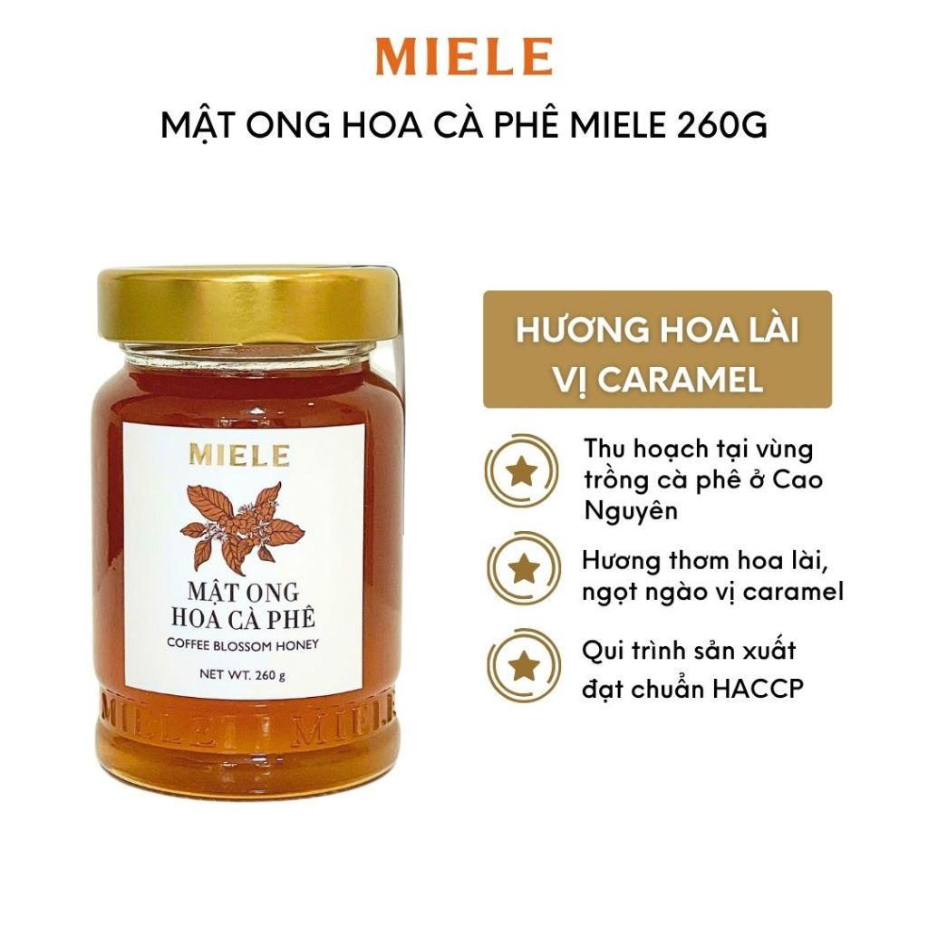 Mật Ong Hoa Cà Phê Miele 260g