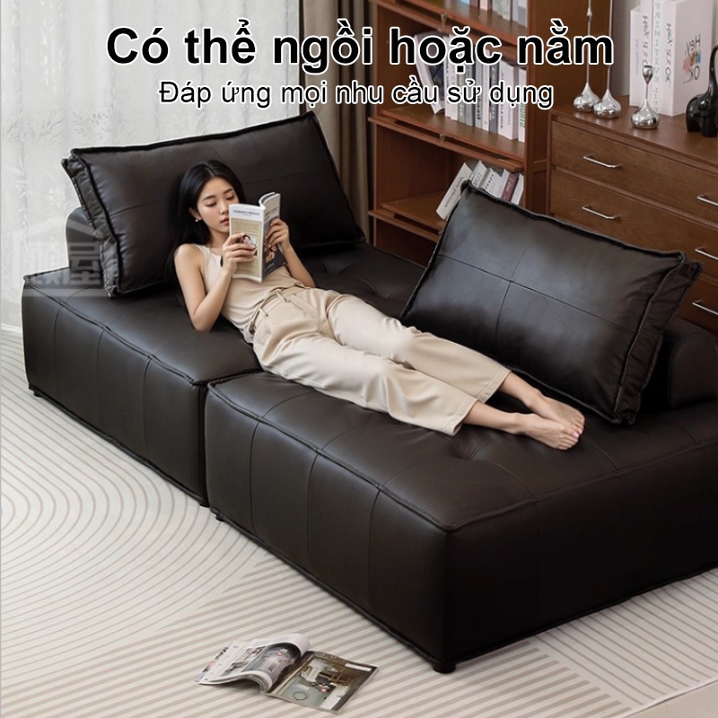 ALVIN Ghế sofa siêu mềm với khung sắt và da chống thấm nước và chống bẩn | BigBuy360 - bigbuy360.vn