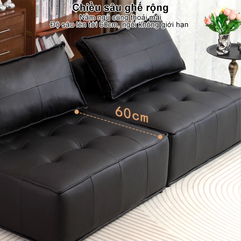 ALVIN Ghế sofa siêu mềm với khung sắt và da chống thấm nước và chống bẩn | BigBuy360 - bigbuy360.vn