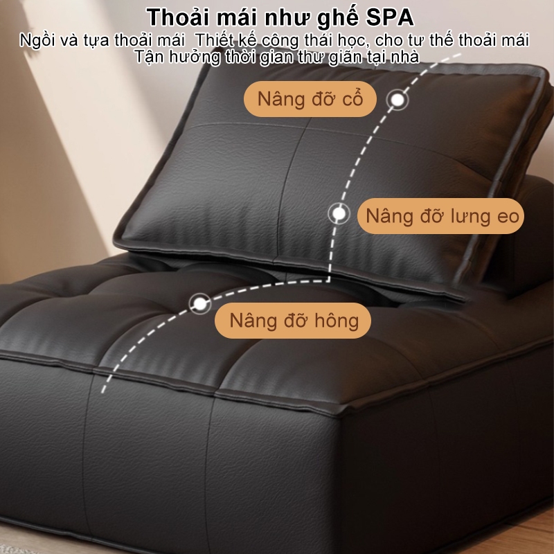 ALVIN Ghế sofa siêu mềm với khung sắt và da chống thấm nước và chống bẩn | BigBuy360 - bigbuy360.vn