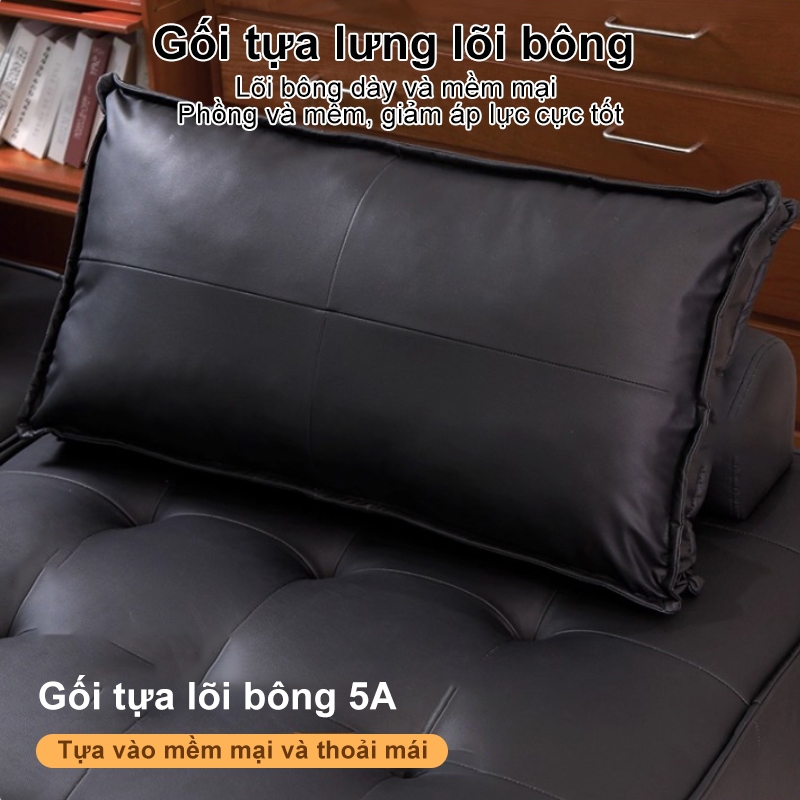 ALVIN Ghế sofa siêu mềm với khung sắt và da chống thấm nước và chống bẩn | BigBuy360 - bigbuy360.vn