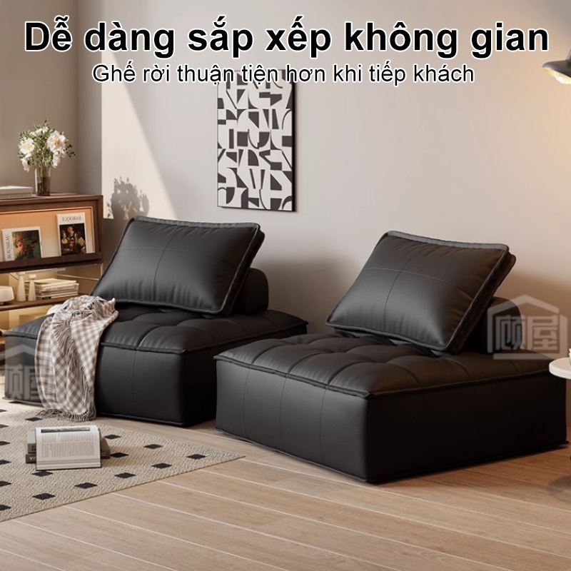 ALVIN Ghế sofa siêu mềm với khung sắt và da chống thấm nước và chống bẩn | BigBuy360 - bigbuy360.vn