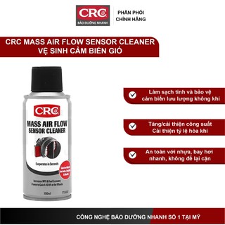 Vệ sinh cảm biến đo gió CRC Mass Air Flow Sensor Cleaner tiết kiệm nhiên liệu, phục hồi động cơ