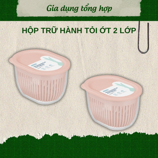  Hộp đựng hành tỏi inochi dạng lưới giúp ráo nước chống ẩm đồ gia dụng nhà bếp cần thiết 