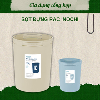  Sọt đựng rác inochi 5 10 15L đựng trong văn phòng nhà bếp thùng rác nhựa để phòng ngủ phòng khách 