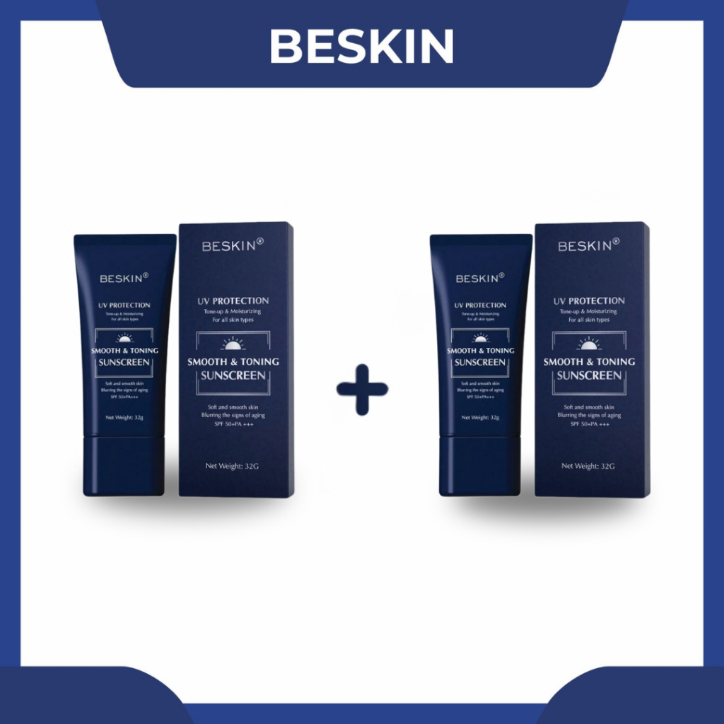 COMBO 2: KEM CHỐNG NẮNG CHỐNG NẮNG PHỔ RỘNG "SMOOTH & TONING SUNSCREEN" SPF 50+ - Dung tích: 32g - T