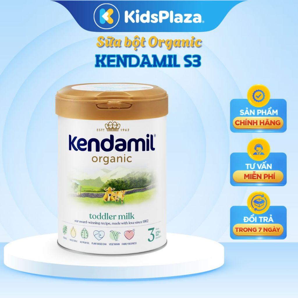Sữa Kendamil Organic số 3 (800g) cho bé 1-3 tuổi - KidsPlaza