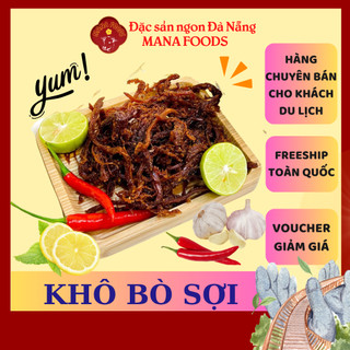  Bò Khô Sợi Cay Ngọt - Ăn Vặt Ngon Đà Nẵng - Đặc sản Đà Nẵng MANA FOODS 