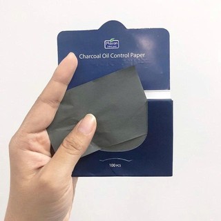 Giấy thấm dầu da mặt Mayan Than hoạt tính/Thường (Gói 100 tờ)