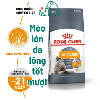 Thức ăn mèo Royal Canin Hair & Skin giúp lông mượt da khỏe túi 400g - Bivido