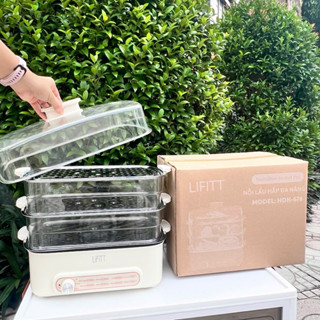 Nồi lẩu hấp đa đăng dung tích 50L rộng rãi nấu nhiều món cùng lúc