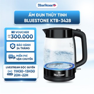 Ấm Đun Thủy Tinh BlueStone KTB-3428 1.7 Lít 1850-2200W