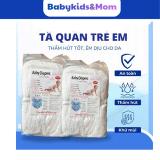   Combo 50 100 miếng  Bỉm Quần trẻ em form xuông tiêu chuẩn Nhật bản nâng cấp thấm hút tốt đủ size S M L XL XXL XXXL 