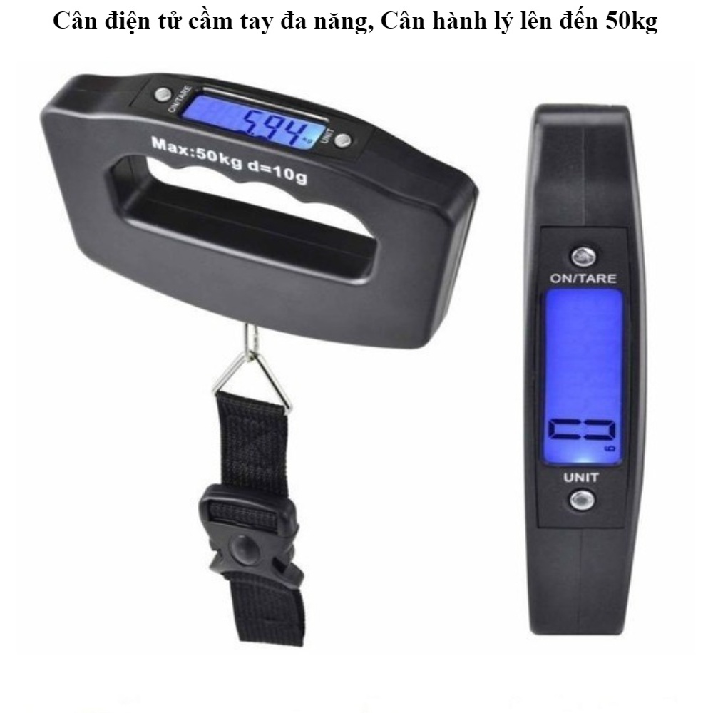 Cân điện tử cầm tay Electronic Luggage Scale - Cân từ 10g-50Kg